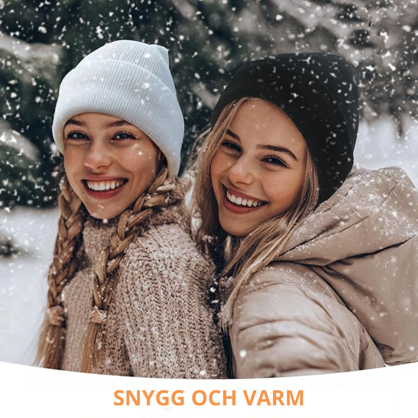 Kitchik Satinfodrad Vintermössa