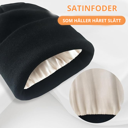 Kitchik Satinfodrad Vintermössa