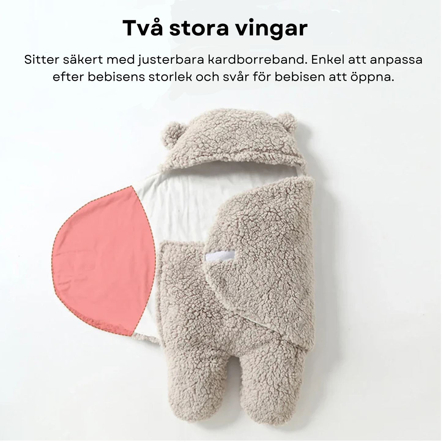 Comfy Bear – Inlindningsfilt för bebisar