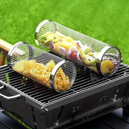 FlameMaster Rullande Grillkorg